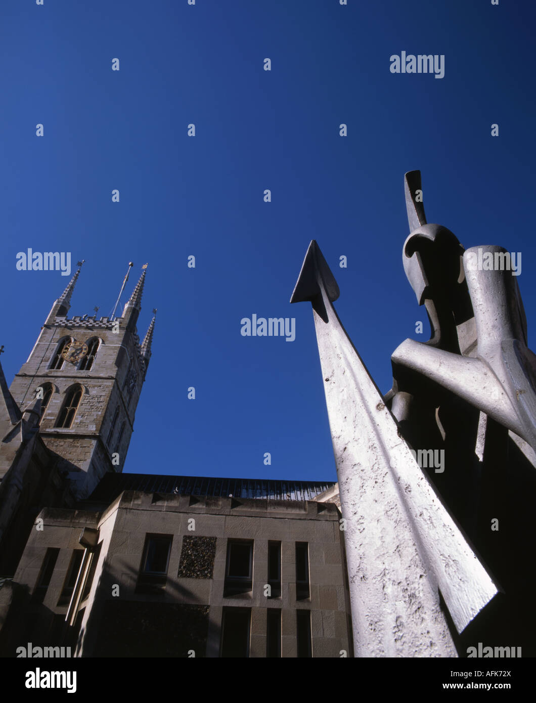 Cattedrale di Southwark, la cattedrale e la Chiesa Collegiata di San Salvatore e St Mary Overie, Southwark, Londra Foto Stock