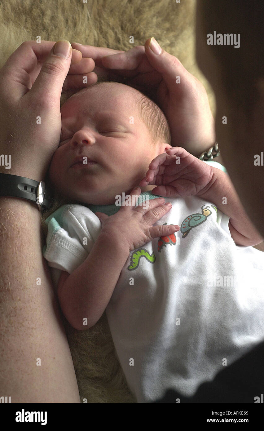Primo Nato Foto Stock