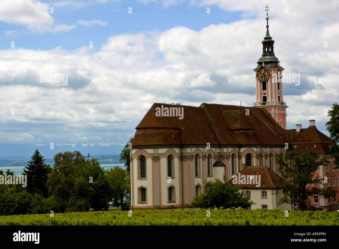 Santuario di Birnau Il Lago di Costanza Wallfahrtskirche Birnau am Bodensee Foto Stock