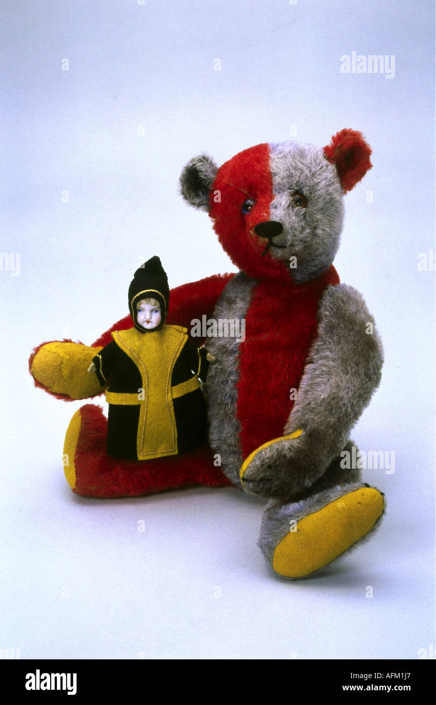 Giocattoli di peluche giocattoli, orsetti, Steiff, Harlekin, Germania, xx  secolo, Teddys, giocattolo, storico, storico Foto stock - Alamy