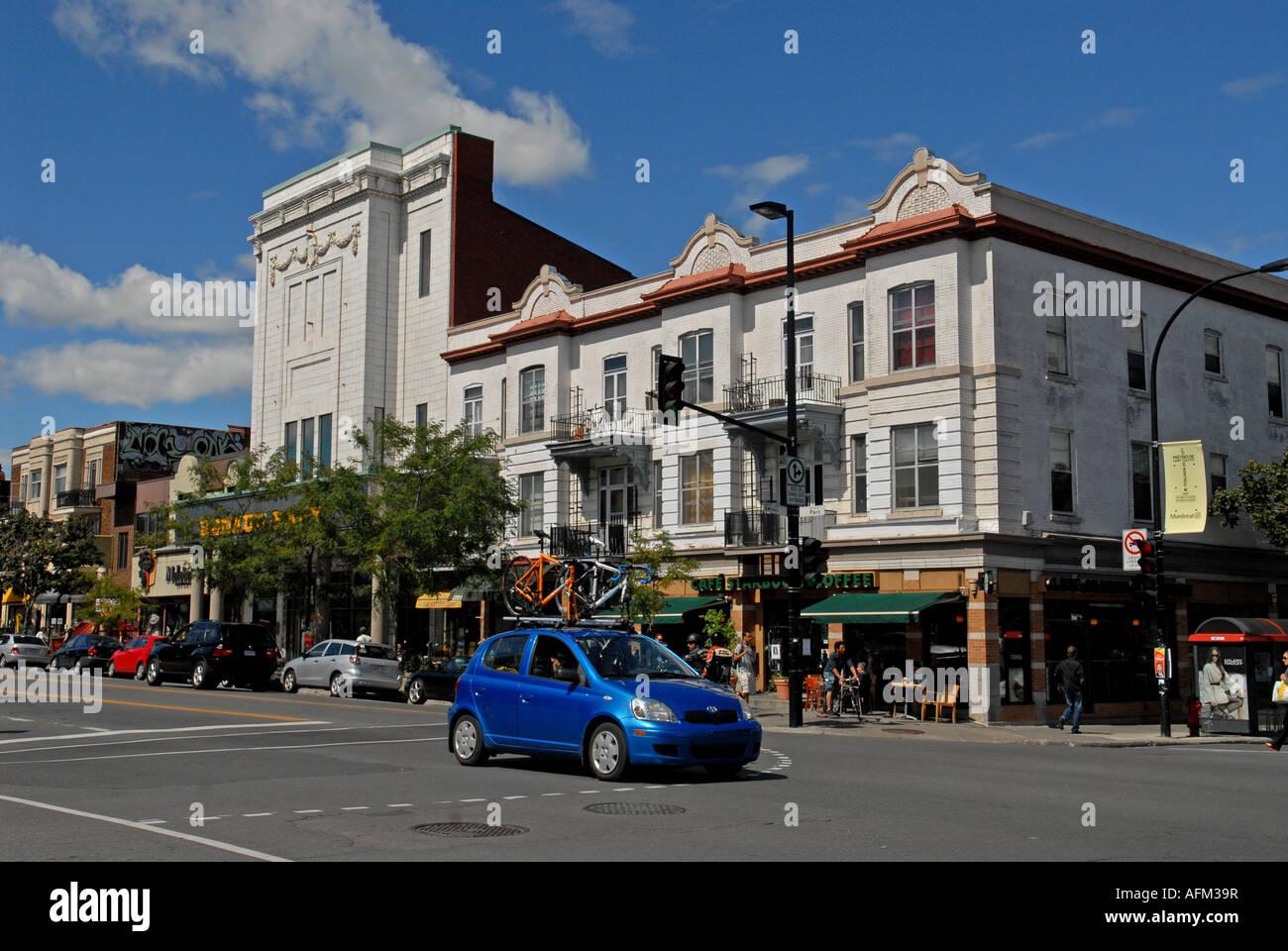 Park Avenue Montreal Canada Foto Stock