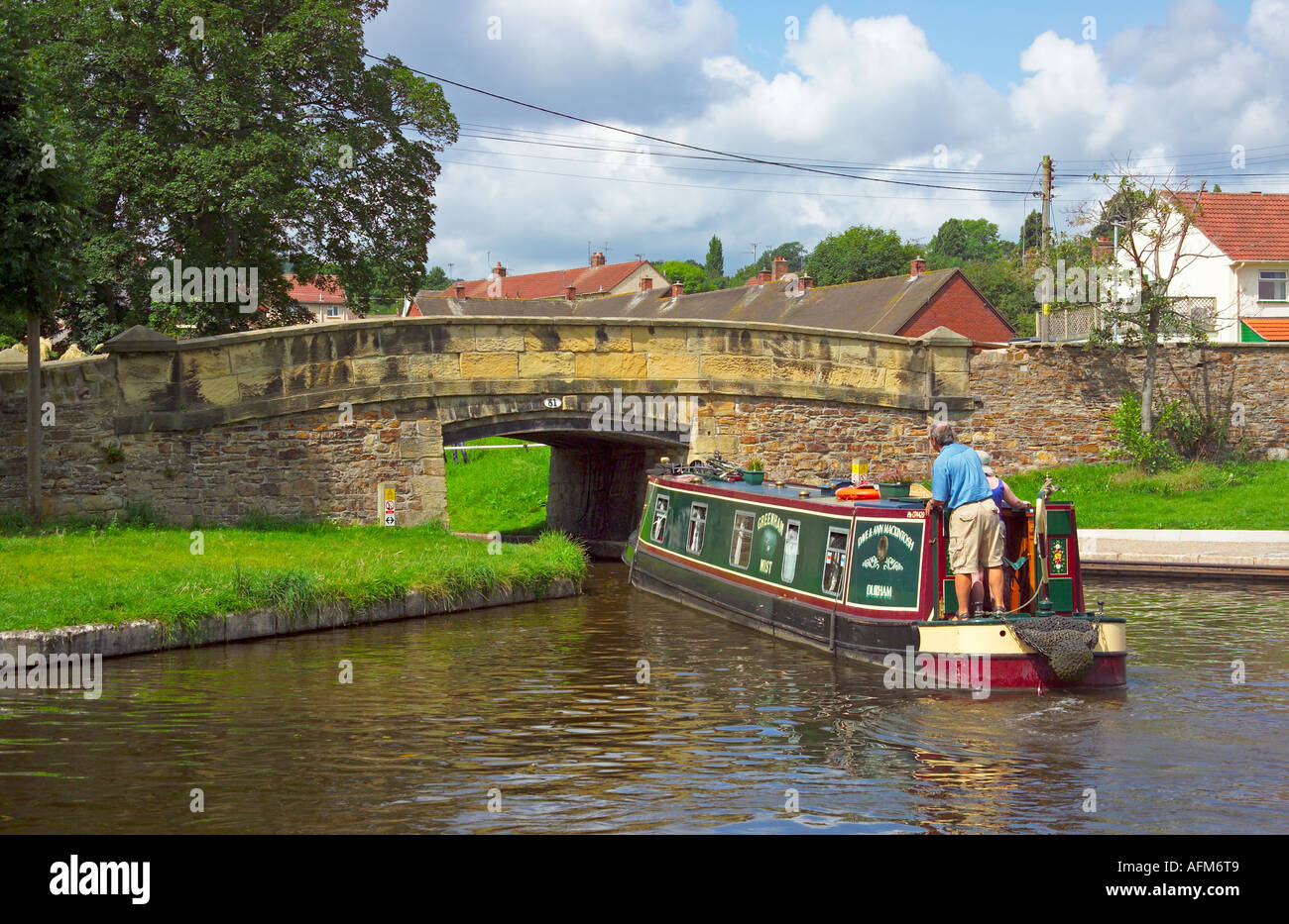 Regno Unito Galles Clwyd Shropshire Union Canal Foto Stock