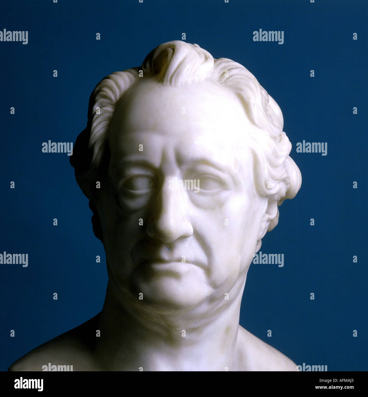 Goethe, Johann Wolfgang, 28.8.1749 - 22.3.1832, autore/scrittore tedesco, ritratto, busto, 19th secolo, marmo, letteratura, , Foto Stock