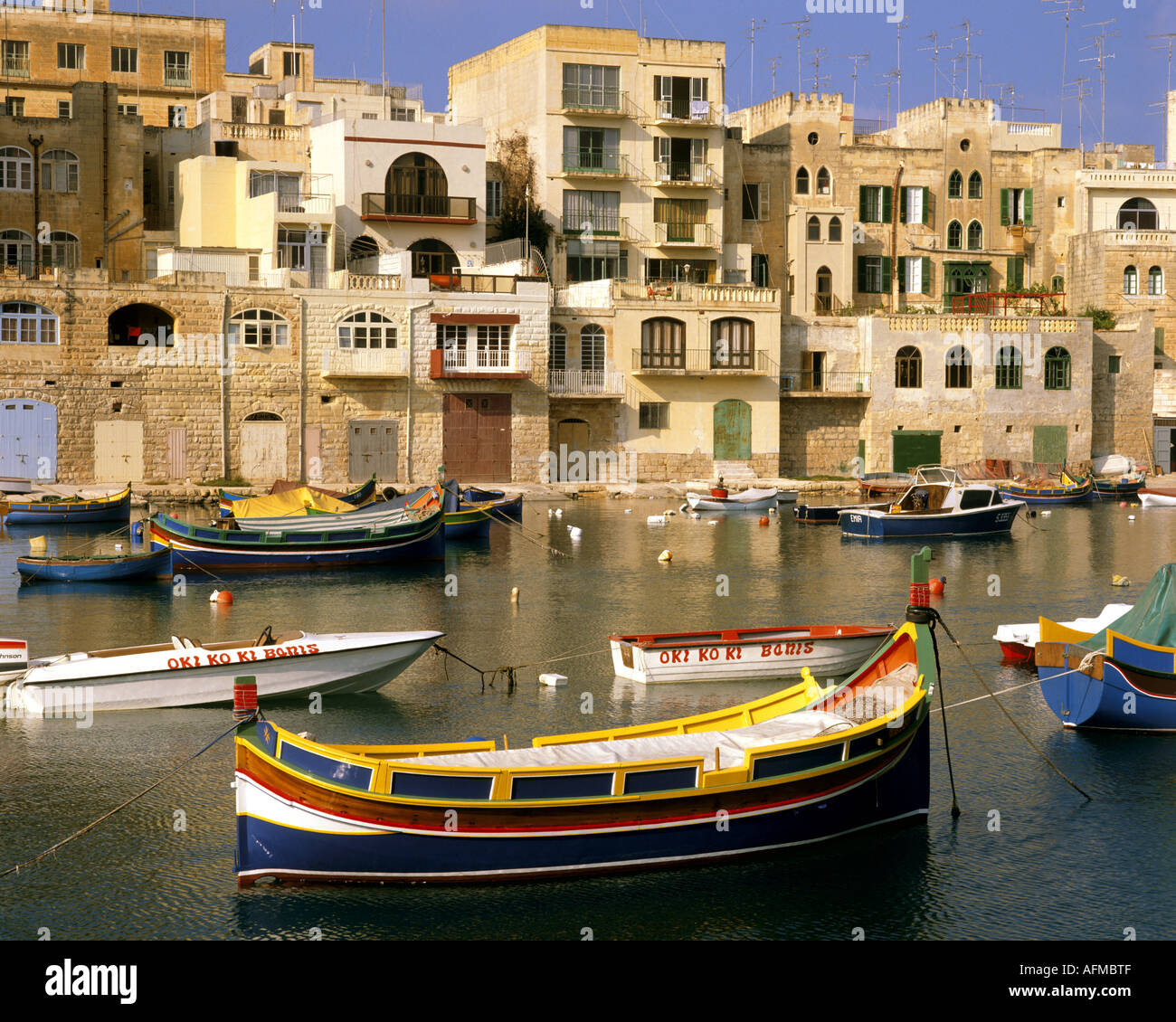 MT - Malta: Spinola Porto di San Giuliano Foto Stock
