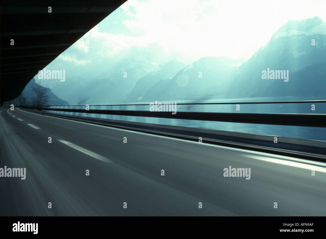 Strada aperta Foto Stock