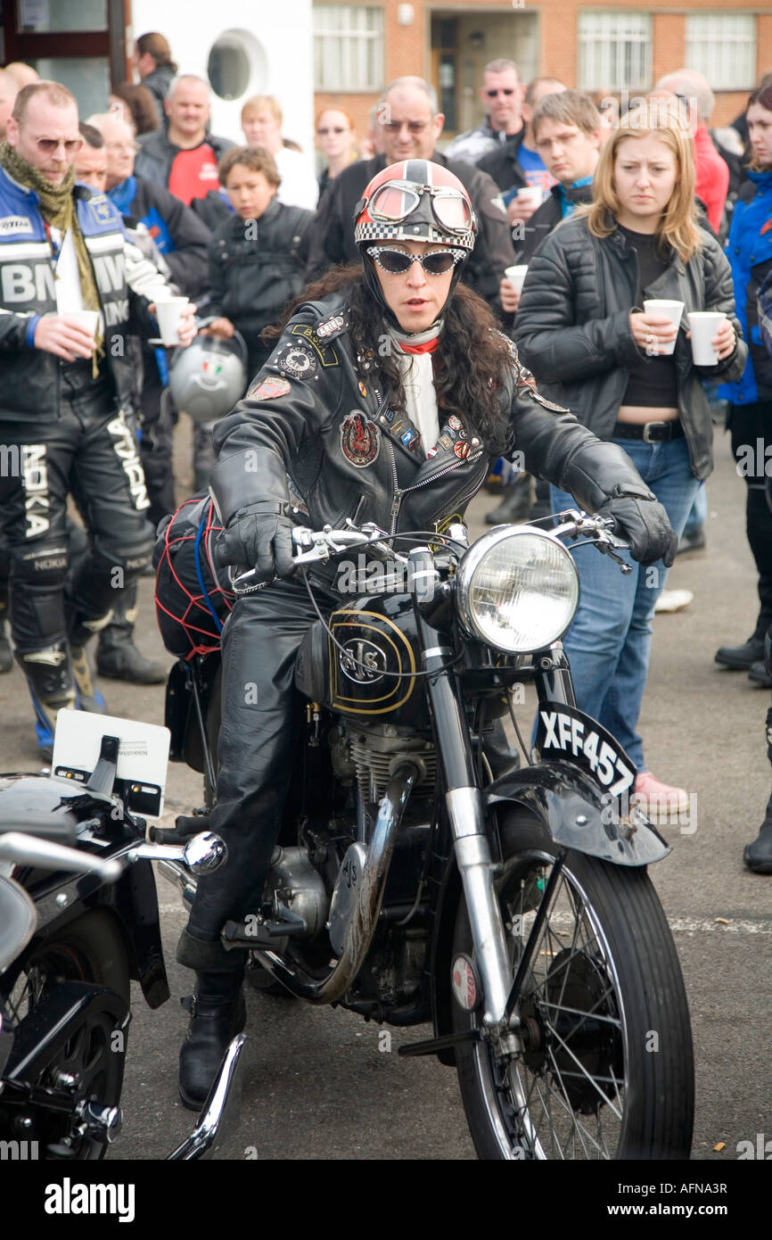 2007 Brighton Bikers eseguito da Ace Cafe, Londra, Inghilterra, Regno Unito Foto Stock