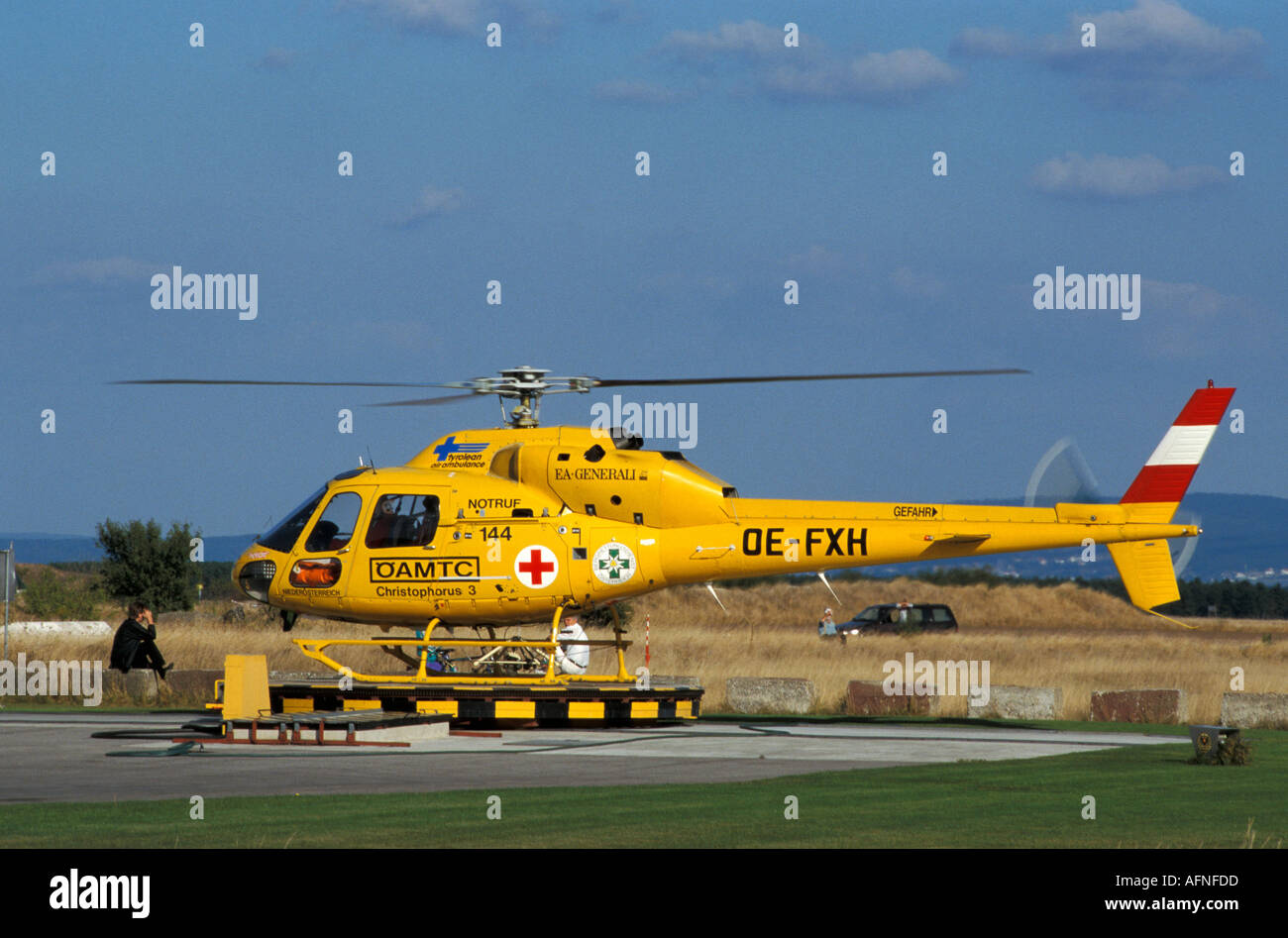 Salvataggio in elicottero Christophorus Foto Stock