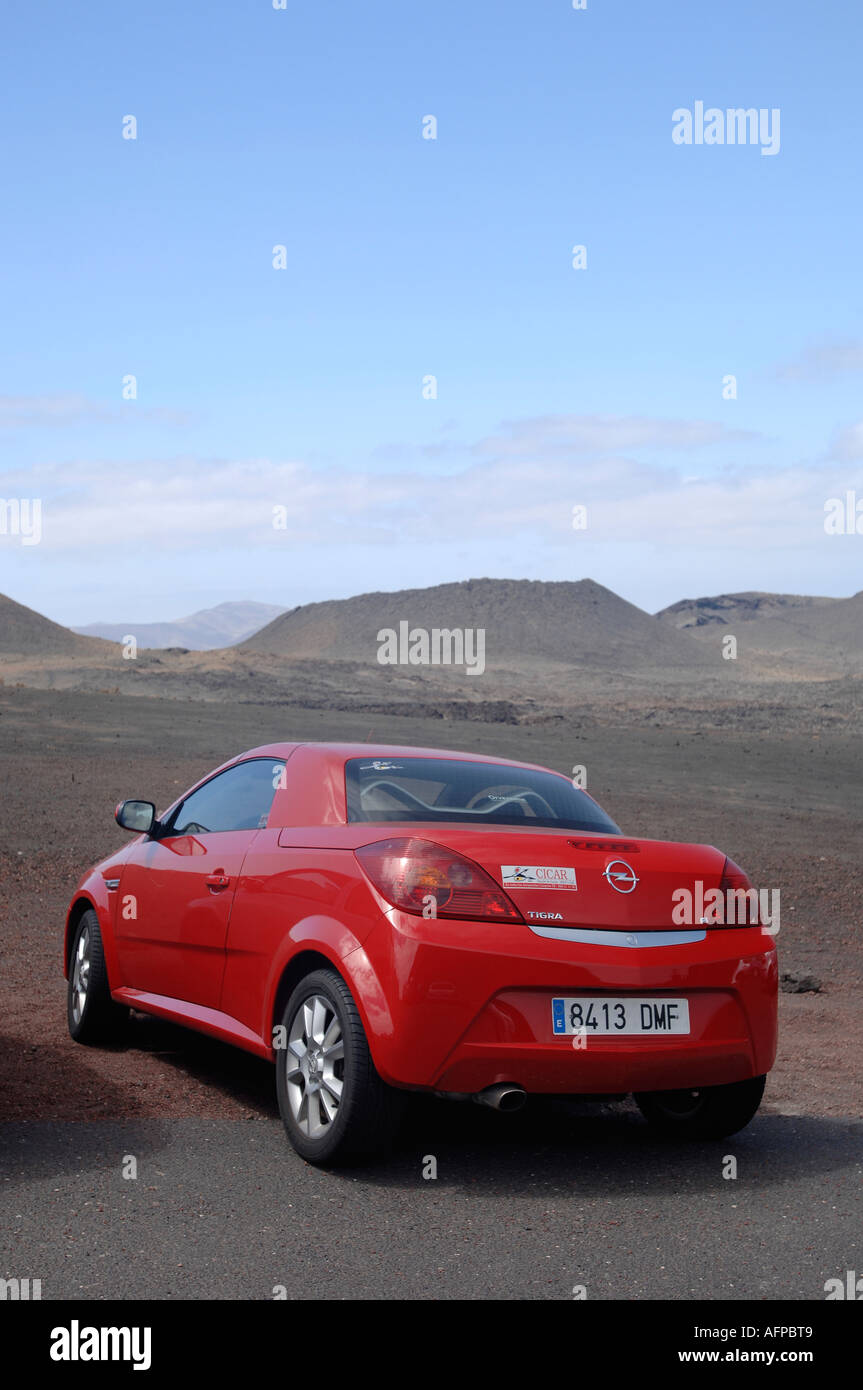 Auto rossa Foto Stock