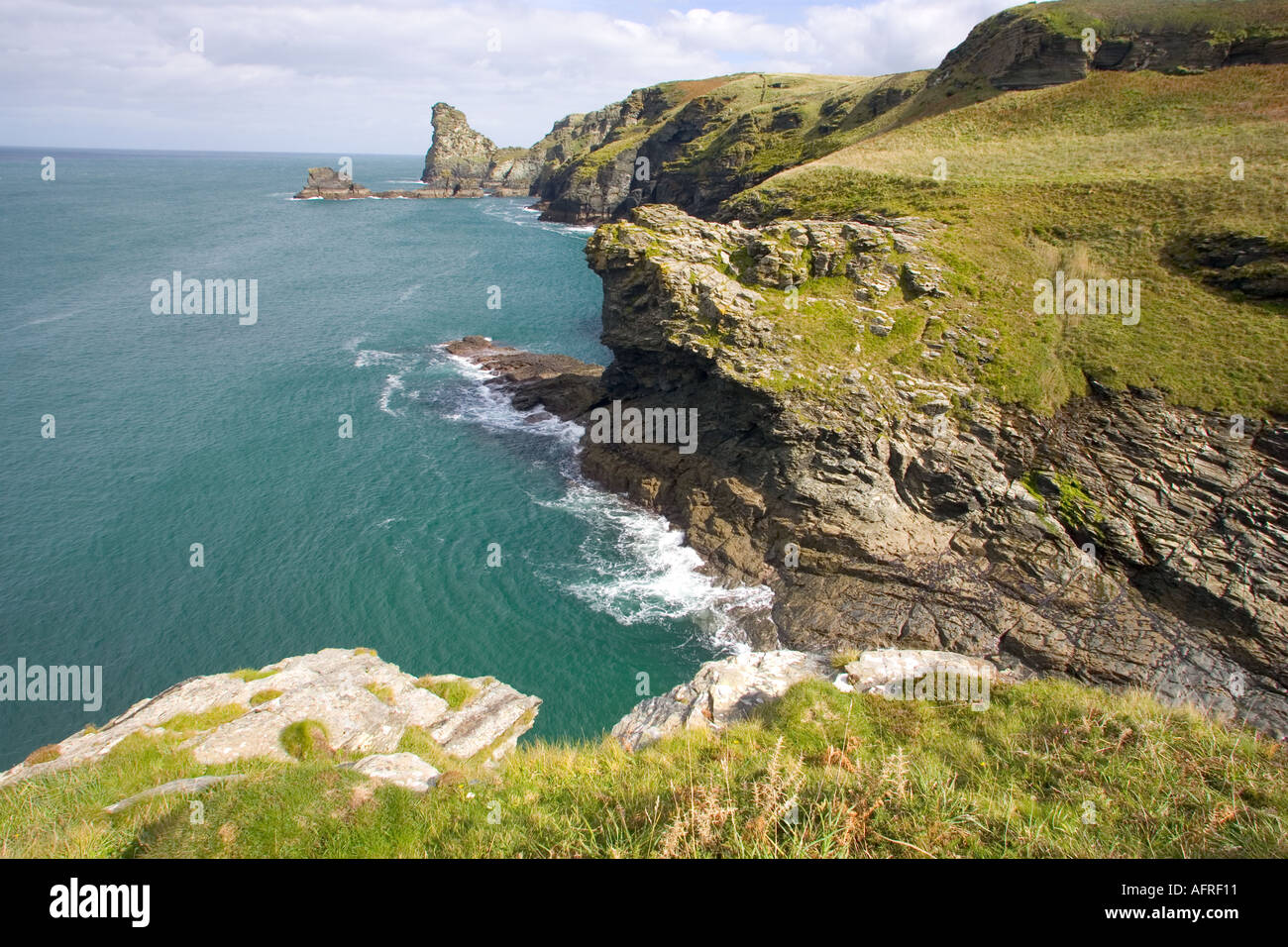 Bossiney Haven North Cornwall Regno Unito Settembre Foto Stock
