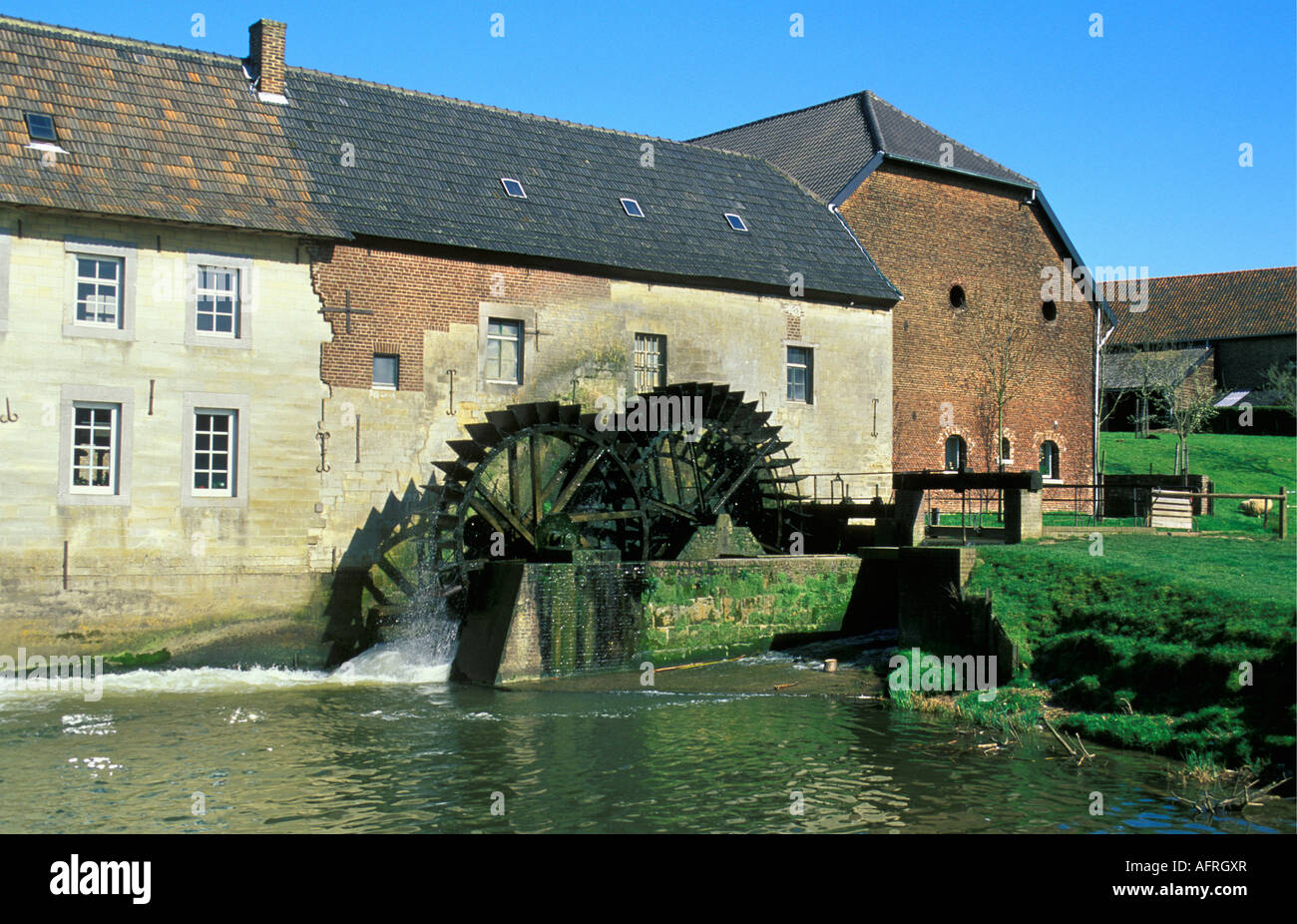 Paesi Bassi Wijlre Watermill per azienda Foto Stock