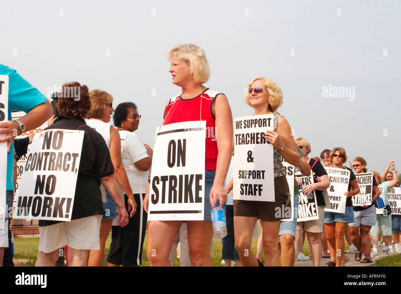 Insegnante Strike Foto Stock