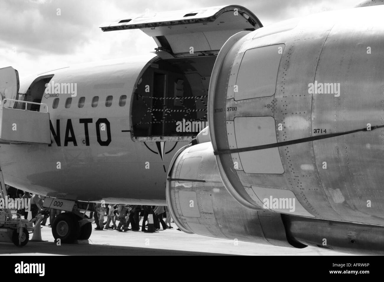 LA NATO B707 Foto Stock