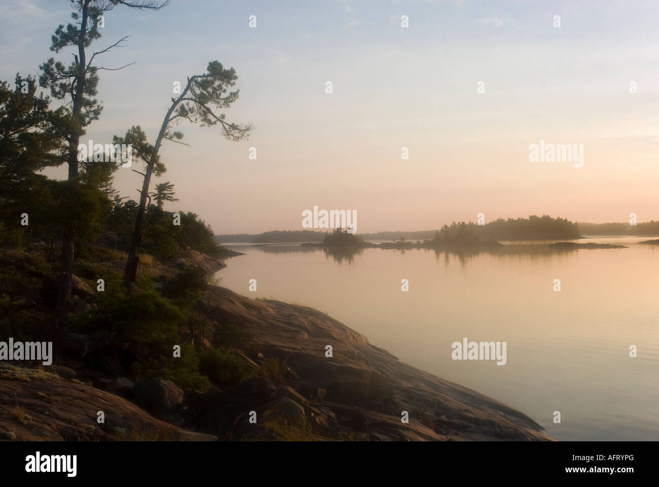 Paesaggio e Natura scena da Ontario Foto Stock