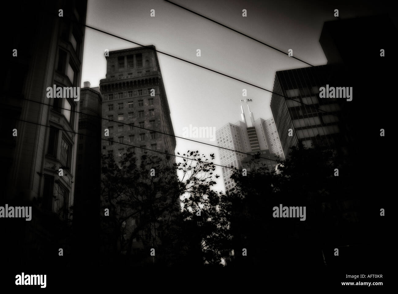 San Francisco Downtown. In California. Stati Uniti d'America Foto Stock