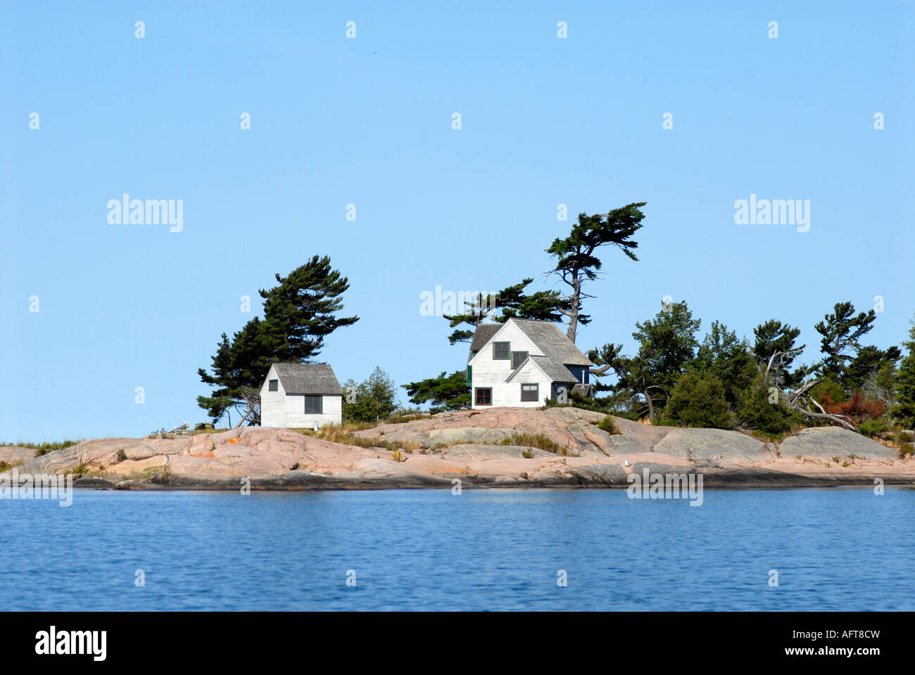 Scenario dal paese cottage in Ontario Foto Stock