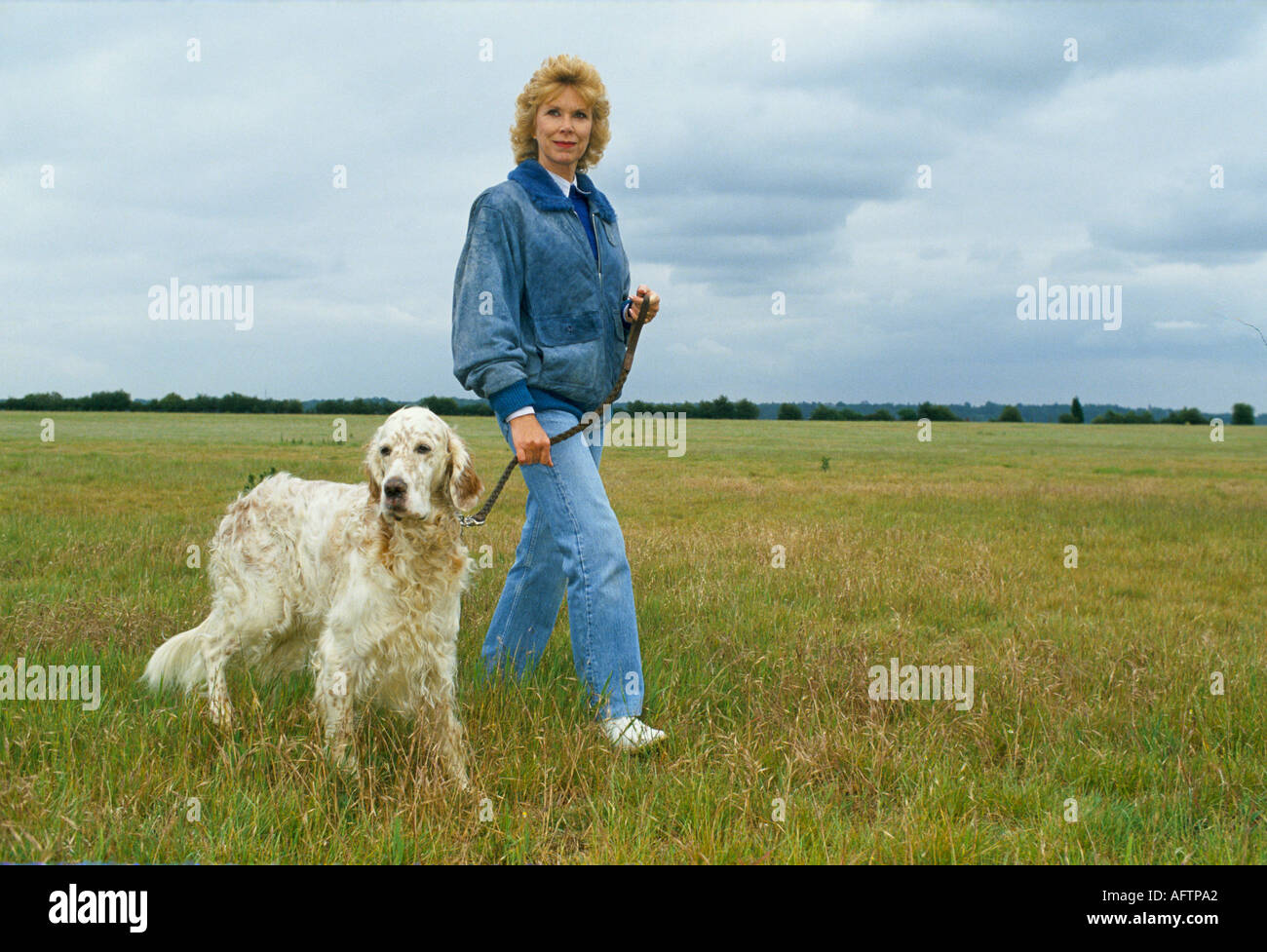 Anne Gwendolyn «Wendy» Craig attrice inglese meglio conosciuta per le sitcom Not in Front of the Children. Cookham Dean, Berkshire, Inghilterra anni '1990 1990 Regno Unito Foto Stock