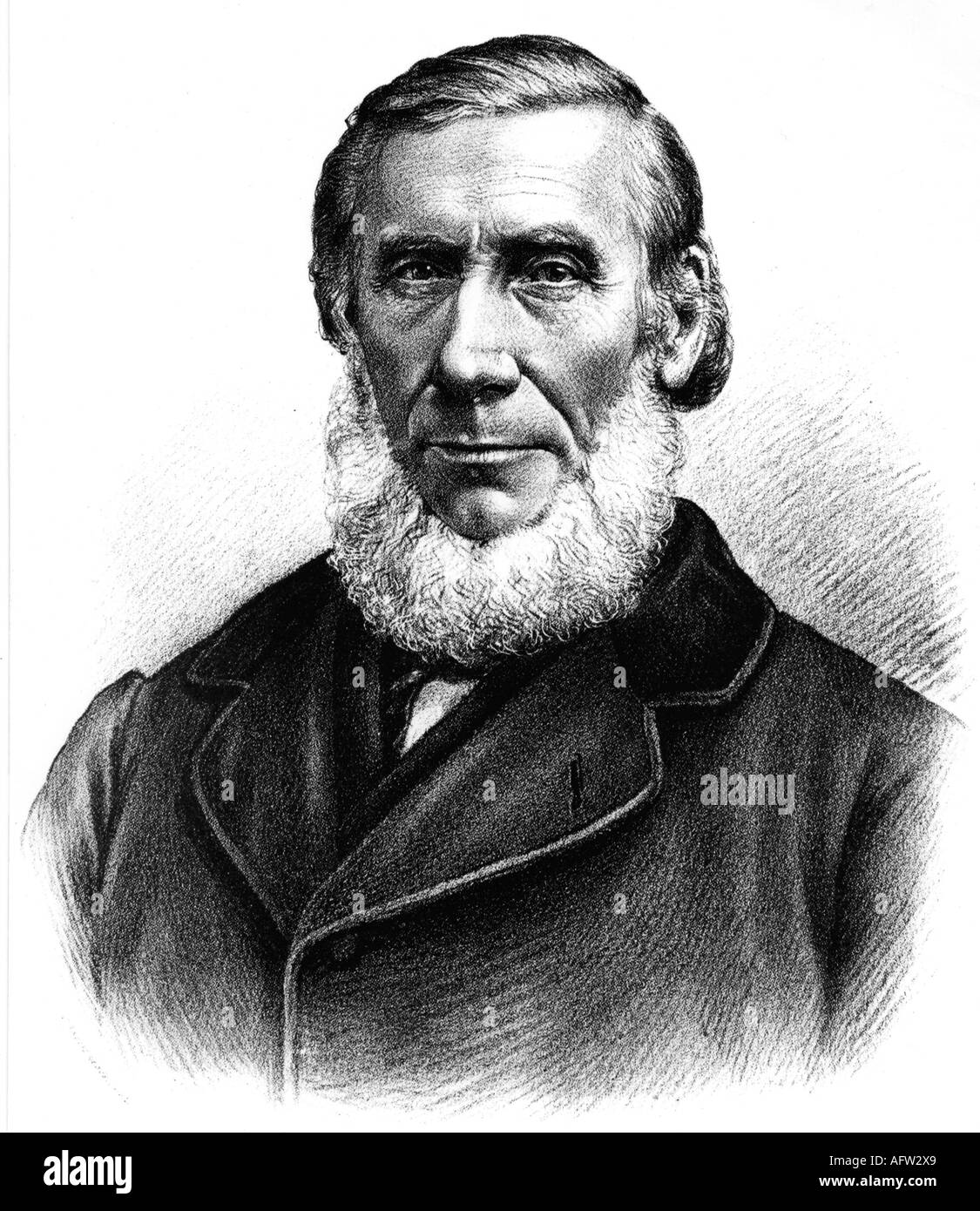 Tyndall, John, 21.08.1820 - 4.12.1893, scienziato irlandese (fisico), ritratto, litografia, 1892, scienza, fisica, , Foto Stock