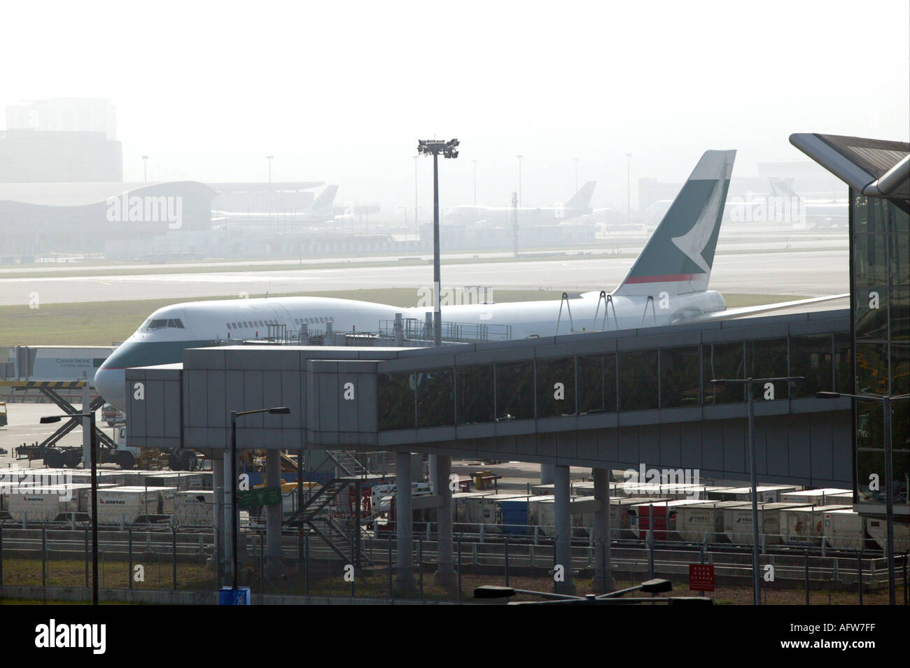 La compagnia aerea di Hong Kong Cathay Pacific Foto Stock