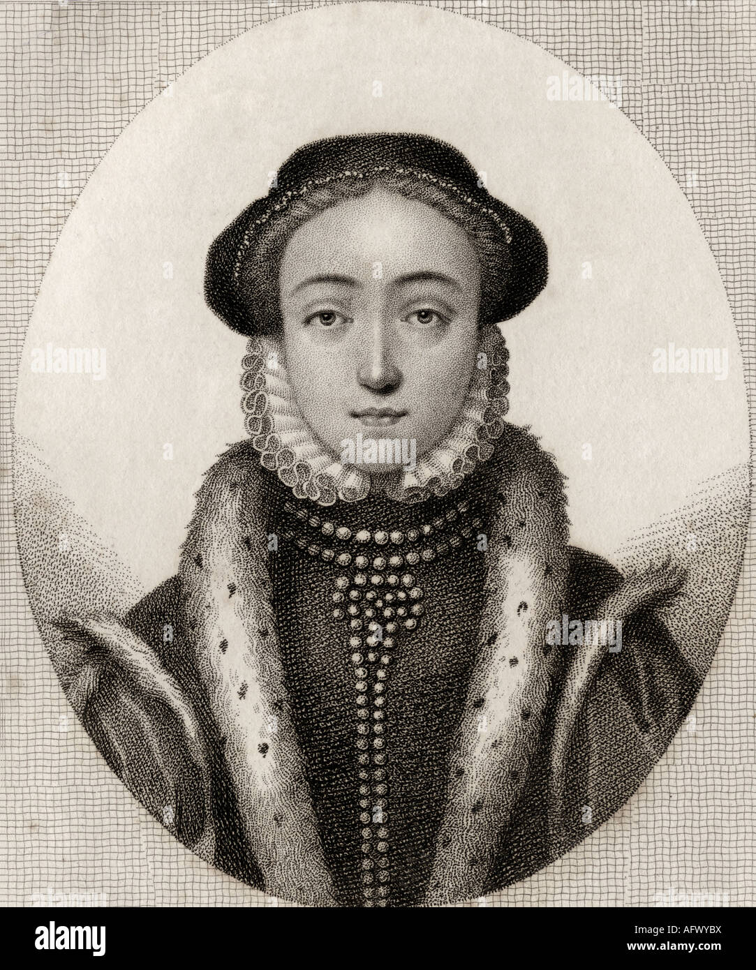 Lady Jane grigio, aka Lady Jane Dudley, 1537 - 1554. Titolare regina dell'Inghilterra per nove giorni nel 1553. Foto Stock