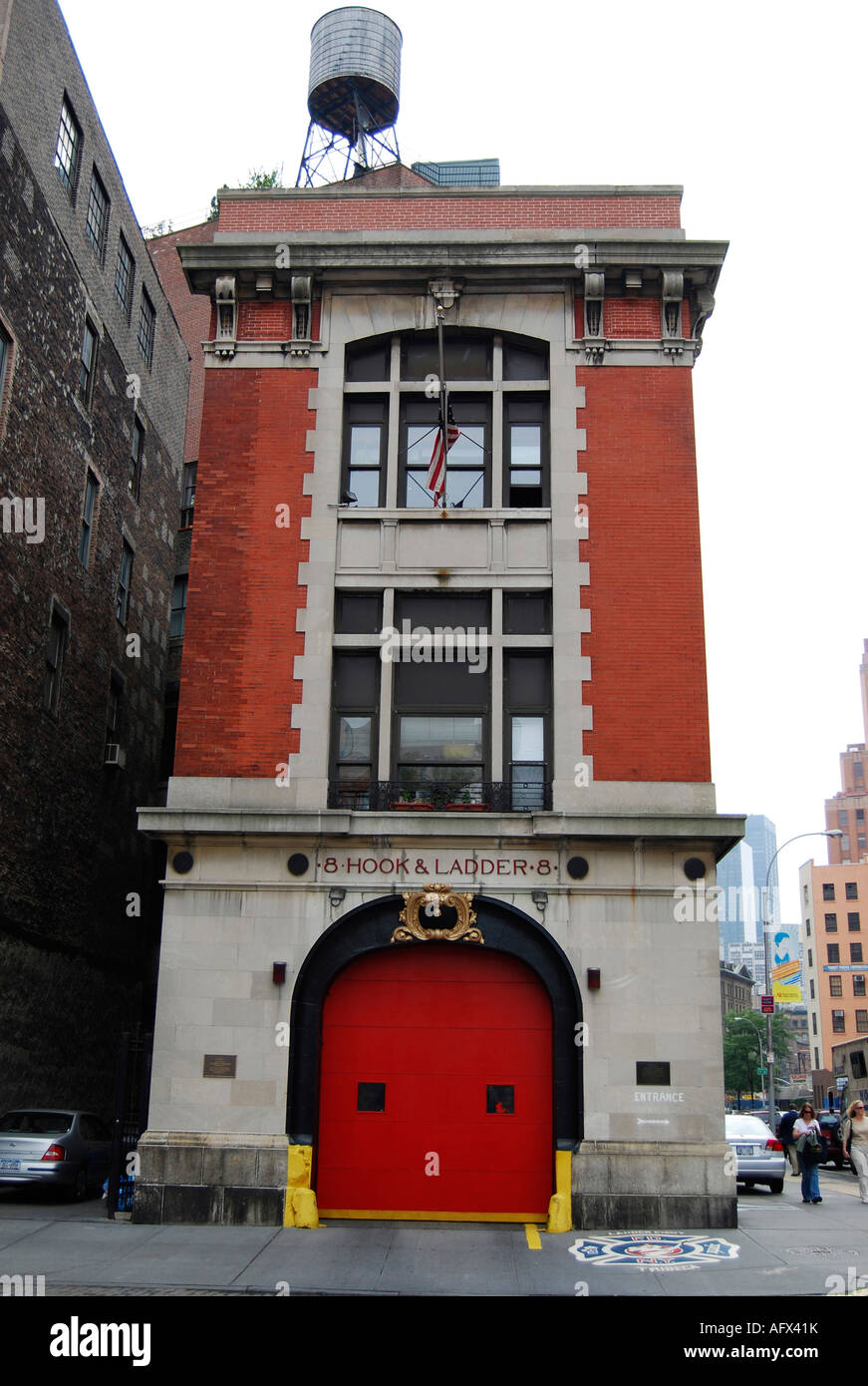 Ghostbusters Fire House di New York Foto Stock