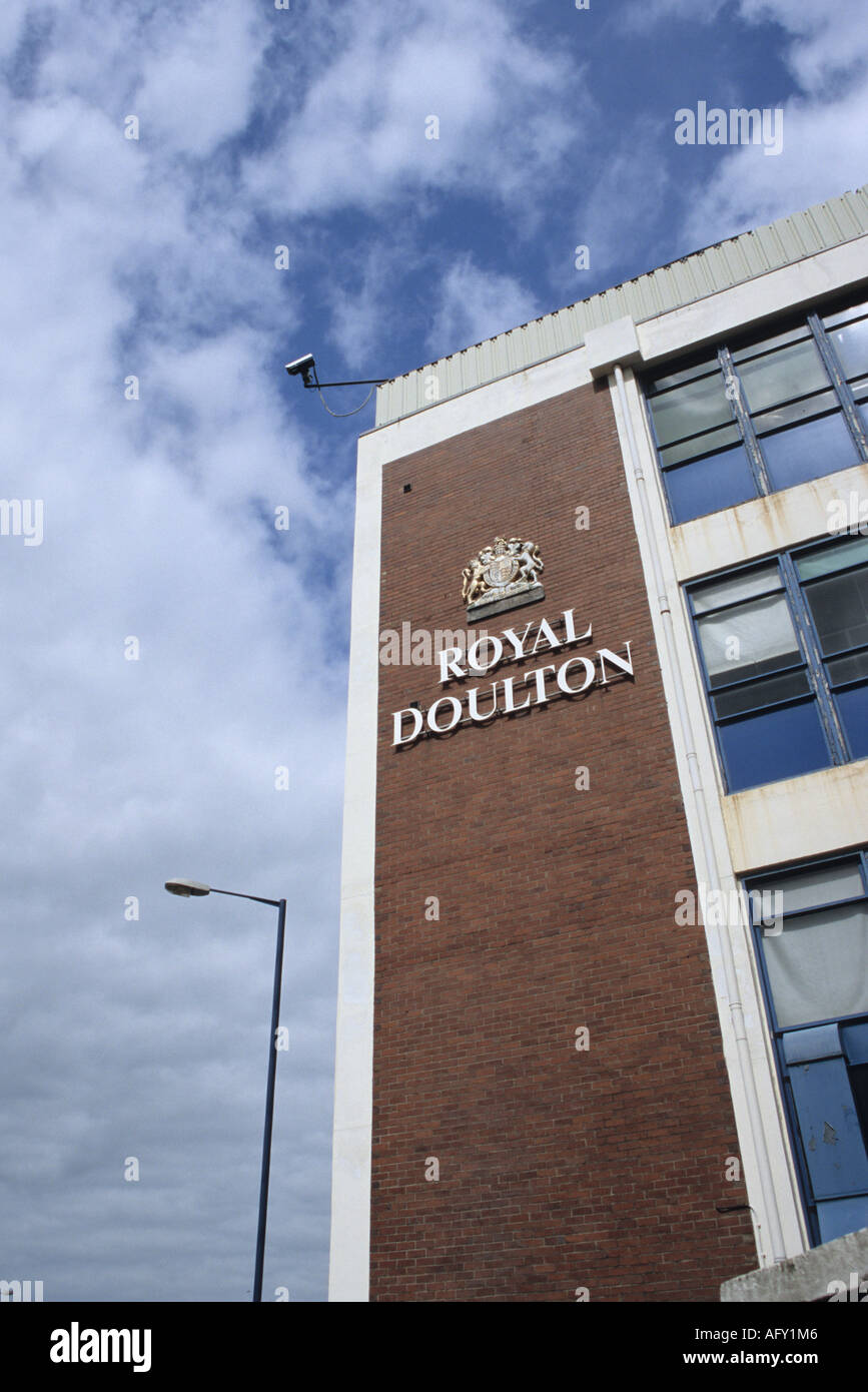 Famoso Royal Doulton Factory Nile Street Foto Stock