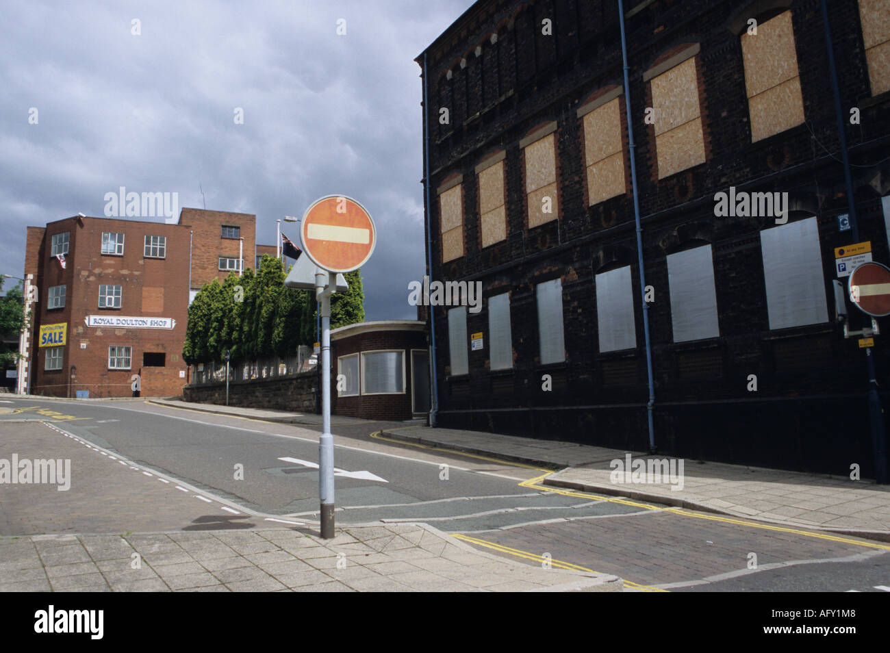 Royal Doulton Factory Nile Street Foto Stock