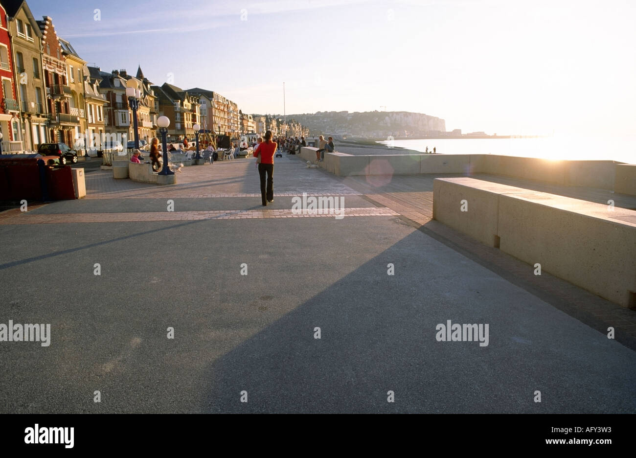 Mers Les Bains La Somme Picardia Francia Foto Stock