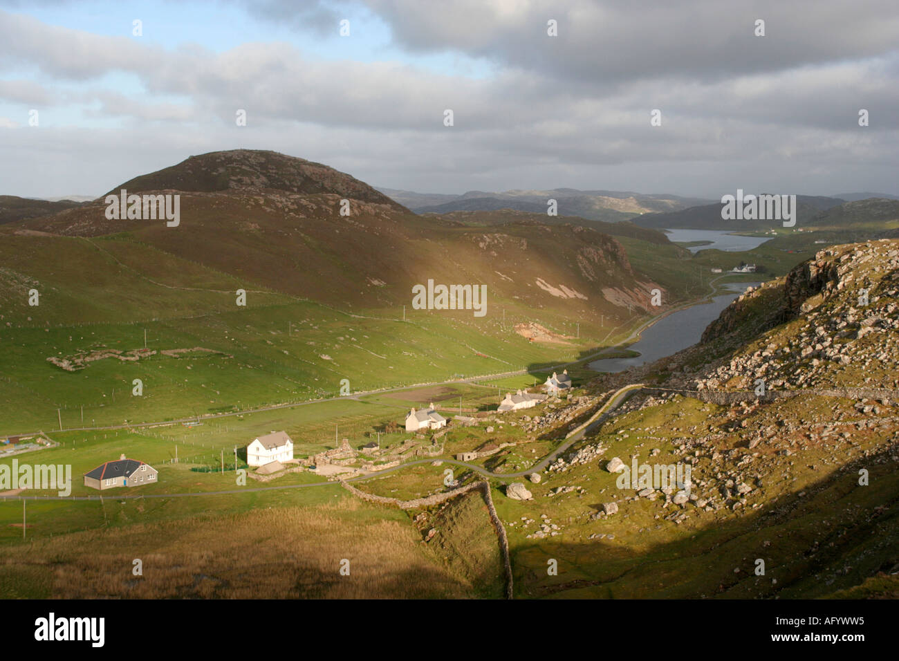 Isola di lewis comunità isola scozzese Western Isles uk gb Foto Stock