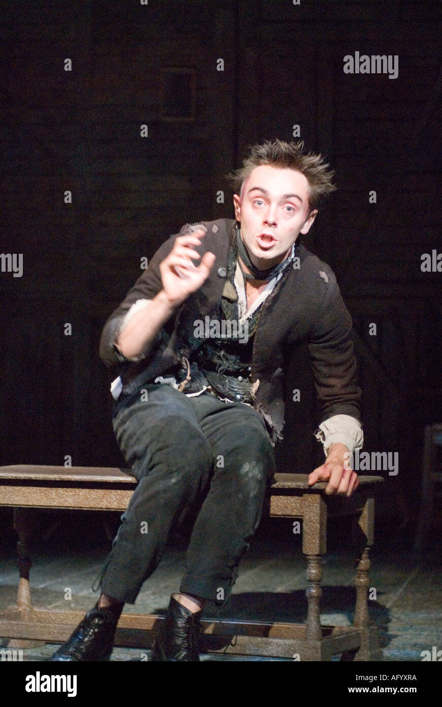 Scena da riprodurre la vita e i tempi del Nicholas Nickleby di Charles Dickens Chichester Festival Theatre Luglio 2006 Diretto da Foto Stock Scena da riprodurre la vita e i tempi del Nicholas Nickleby di Charles Dickens Chichester Festival Theatre Luglio 2006 Diretto da Foto Stock