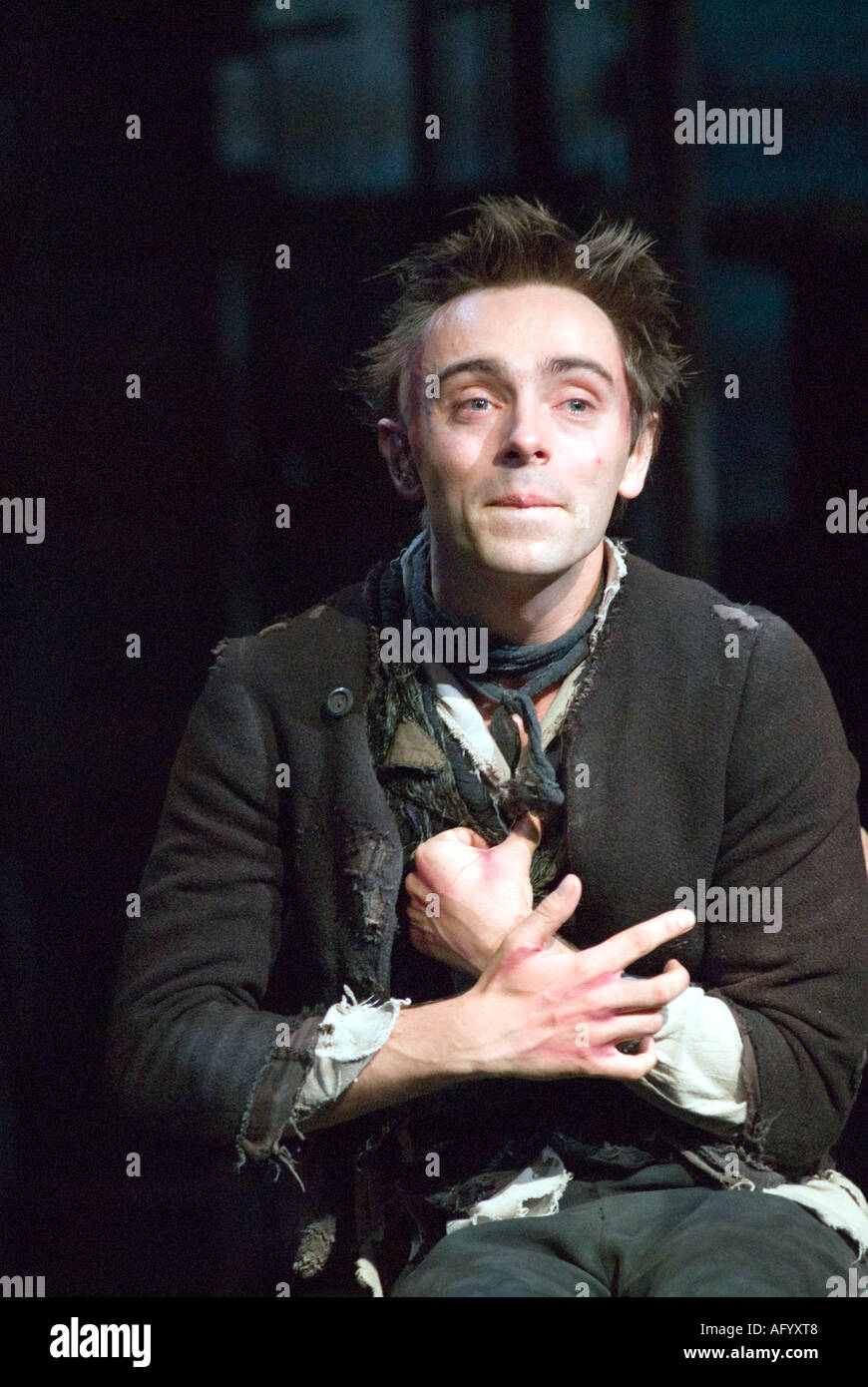 Scena da riprodurre la vita e i tempi del Nicholas Nickleby di Charles Dickens, Chichester Festival Theatre, Sussex, luglio 2006. Foto Stock Scena da riprodurre la vita e i tempi del Nicholas Nickleby di Charles Dickens, Chichester Festival Theatre, Sussex, luglio 2006. Foto Stock