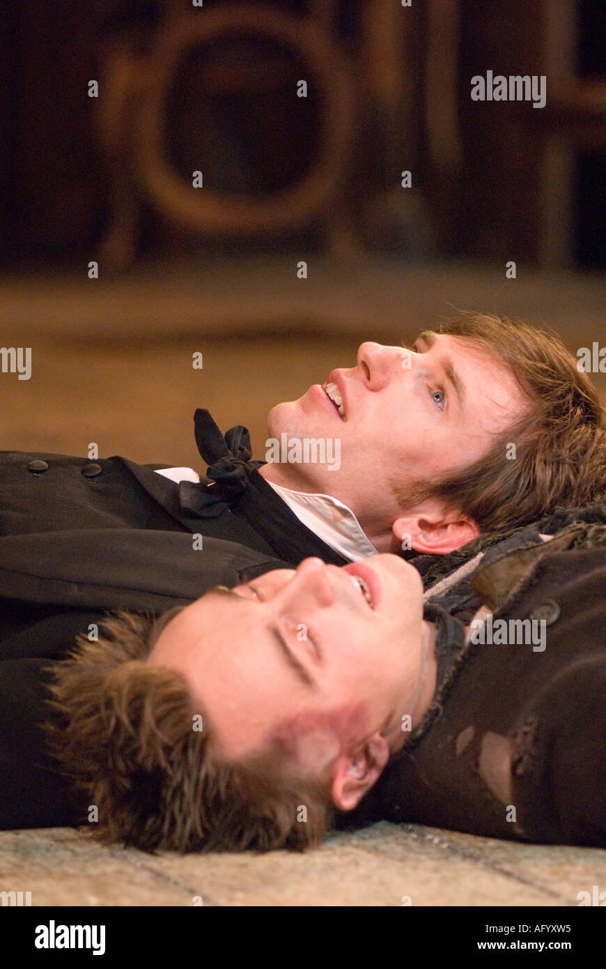Scena da riprodurre la vita e i tempi del Nicholas Nickleby di Charles Dickens Chichester Festival Theatre Luglio 2006 Diretto da Foto Stock Scena da riprodurre la vita e i tempi del Nicholas Nickleby di Charles Dickens Chichester Festival Theatre Luglio 2006 Diretto da Foto Stock