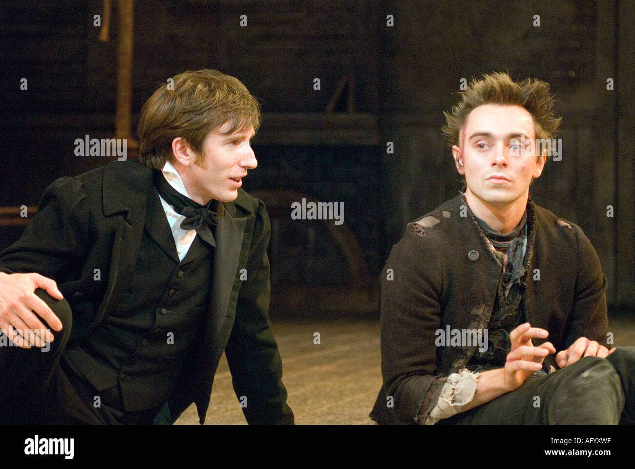 Scena da riprodurre la vita e i tempi del Nicholas Nickleby di Charles Dickens Chichester Festival Theatre Luglio 2006 Diretto da Foto Stock Scena da riprodurre la vita e i tempi del Nicholas Nickleby di Charles Dickens Chichester Festival Theatre Luglio 2006 Diretto da Foto Stock