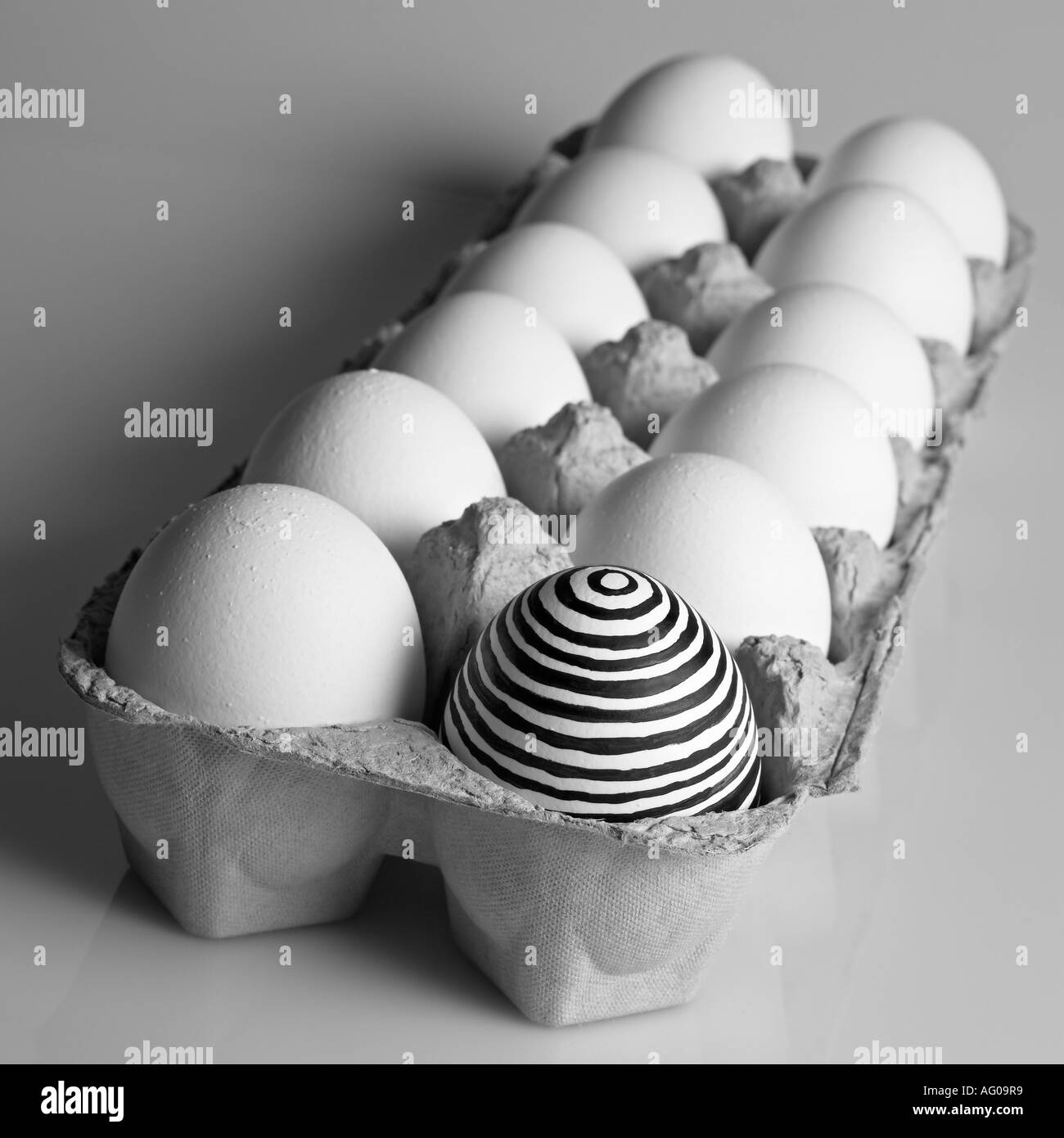 Lotto di uova Foto Stock