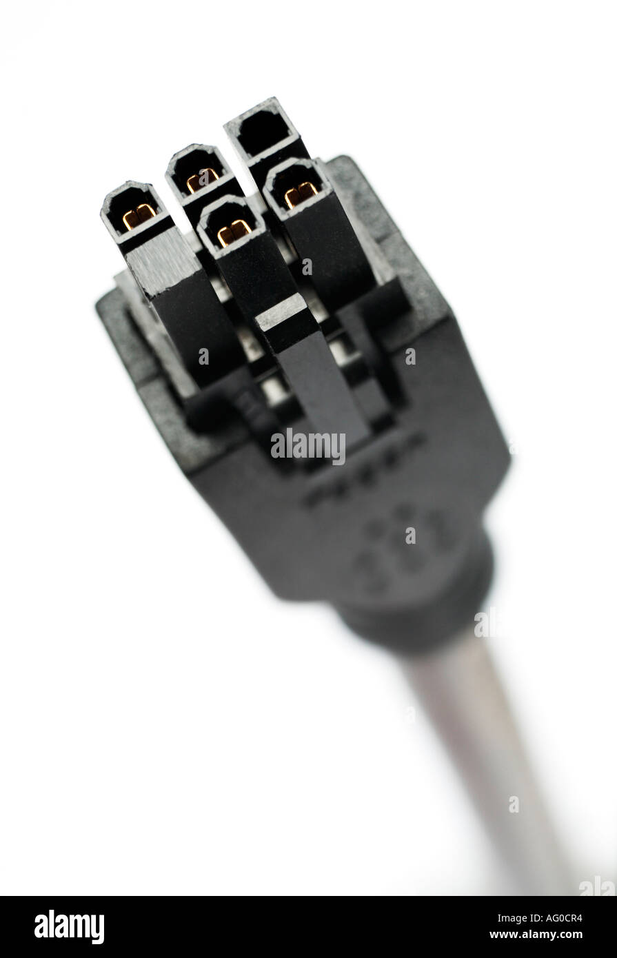 6 Pin PCI E del connettore di alimentazione PC Foto stock - Alamy
