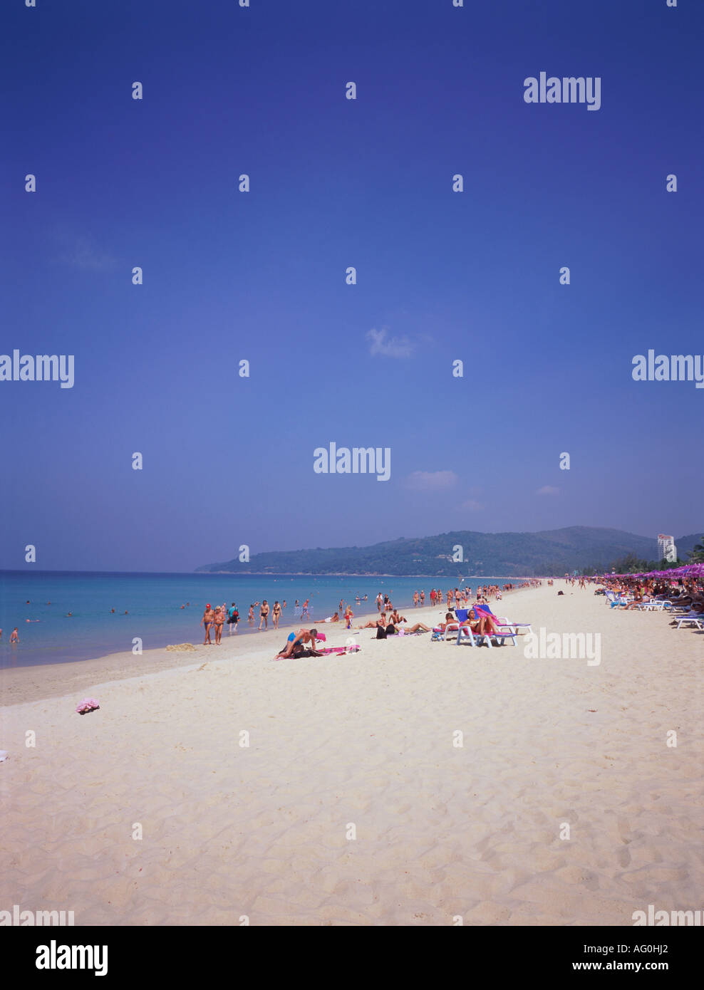 Spiaggia di Isola di Phuket Foto Stock