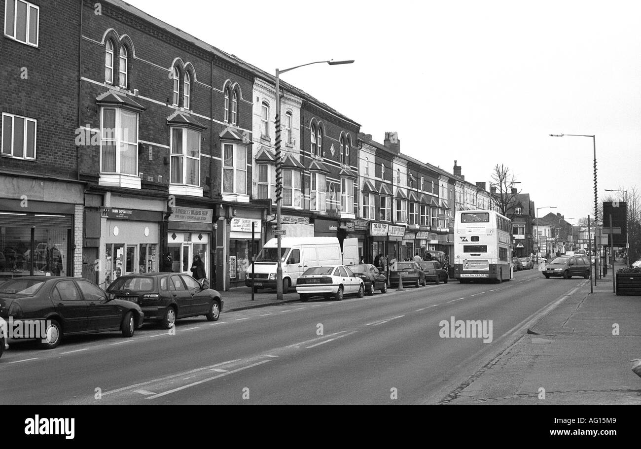 Stratford Road, Sparkbrook, Birmingham, West Midlands, Regno Unito Foto Stock