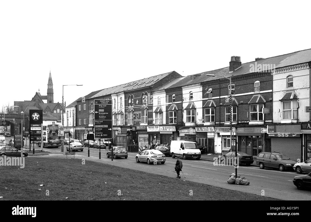 Stratford Road, Sparkbrook, Birmingham, West Midlands, England, Regno Unito Foto Stock