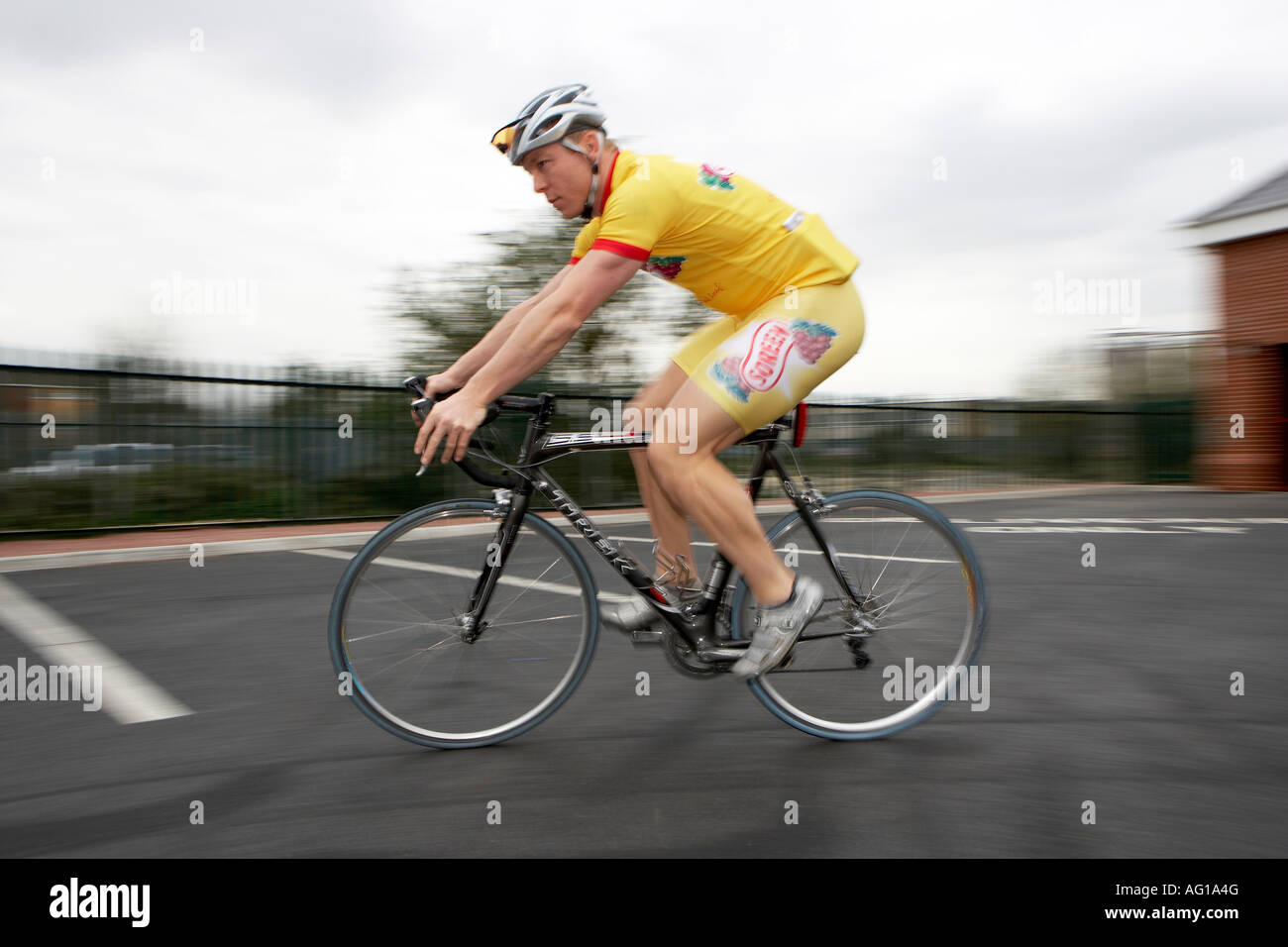 Mondo olimpico e campione del Commonwealth via rider Chris Hoy Foto Stock