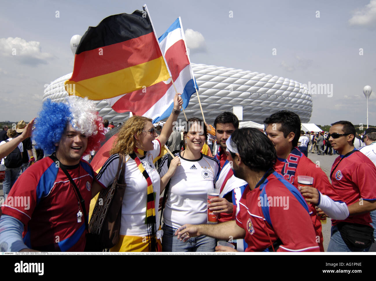 Sport calcio, campionati del mondo, Germania contro il Costa Rica, (4:2), Monaco di Baviera, 9.6.2006, Additional-Rights-Clearance-Info-Not-Available Foto Stock