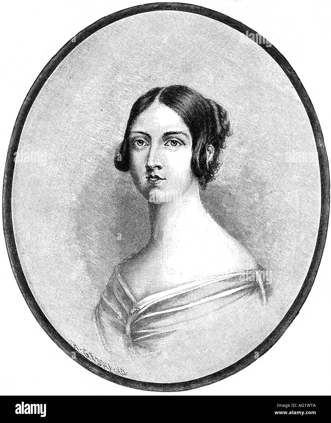 Victoria i, 24.5.1819 - 22.1.1901, Regina di Gran Bretagna e Irlanda (20.6.1837 - 22.1.1901), ritratto, incisione in legno dopo disegno di H. Gedan, da 'Die Gartenlaube', 1887, Foto Stock