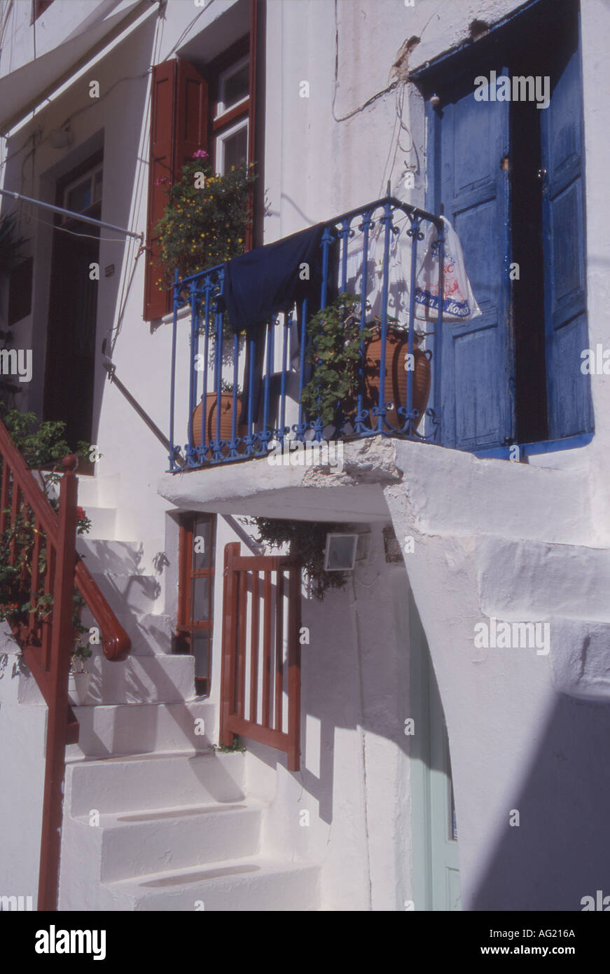 Grecia Mykonos Foto Stock