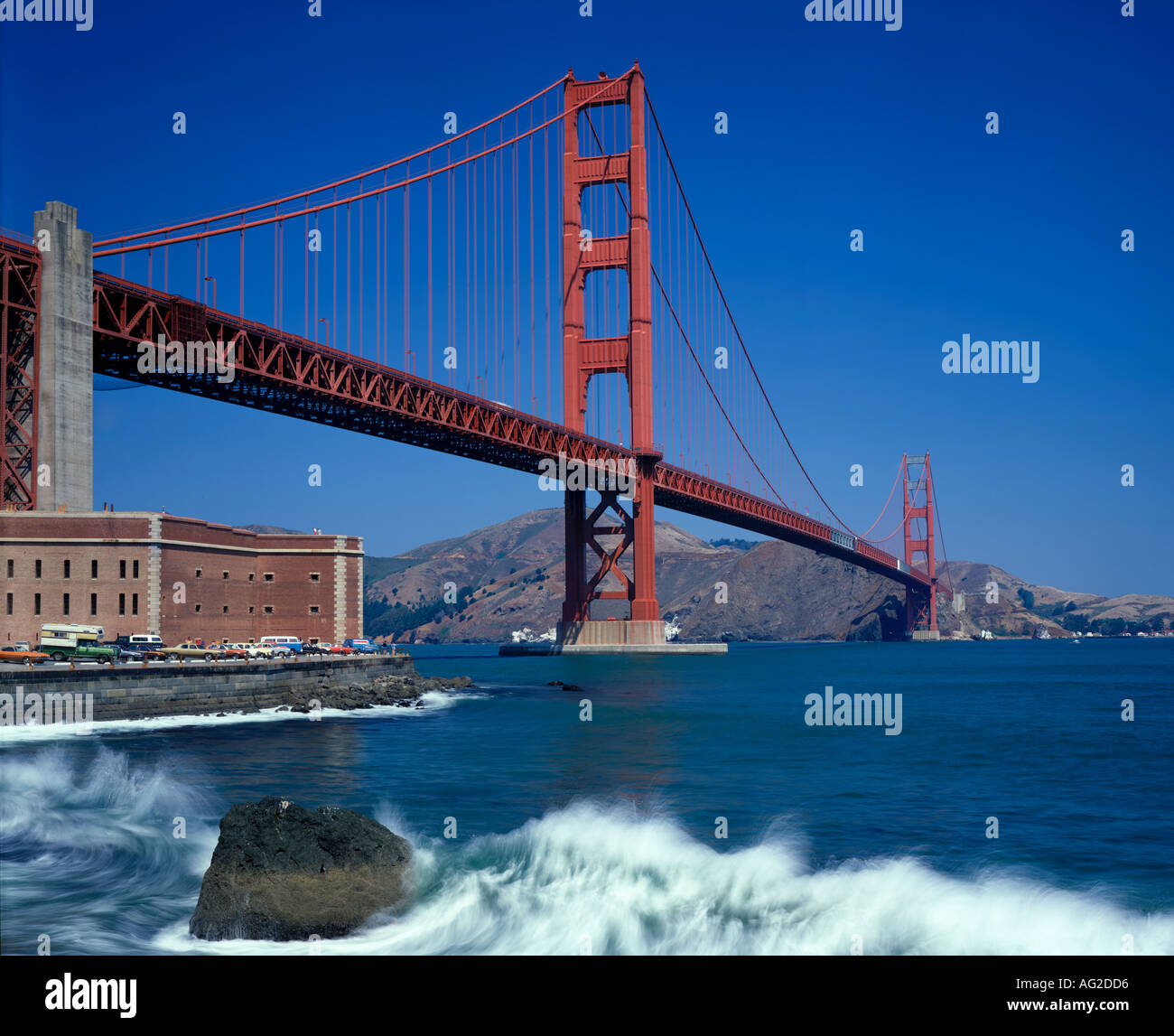 Golden Gate Bridge in San Francisco California USA Foto Stock
