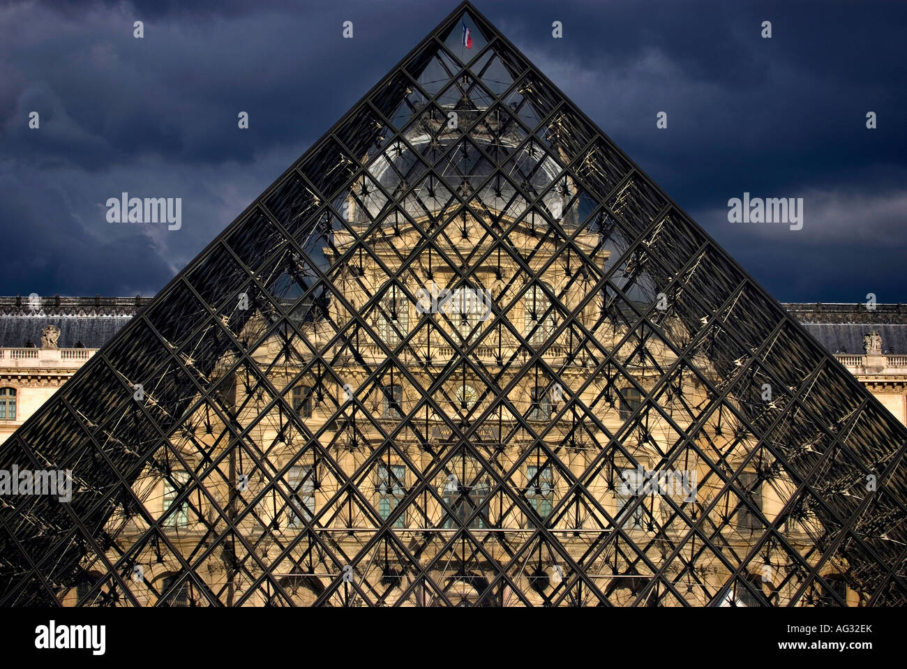 Il Musée du Louvre Parigi Foto Stock