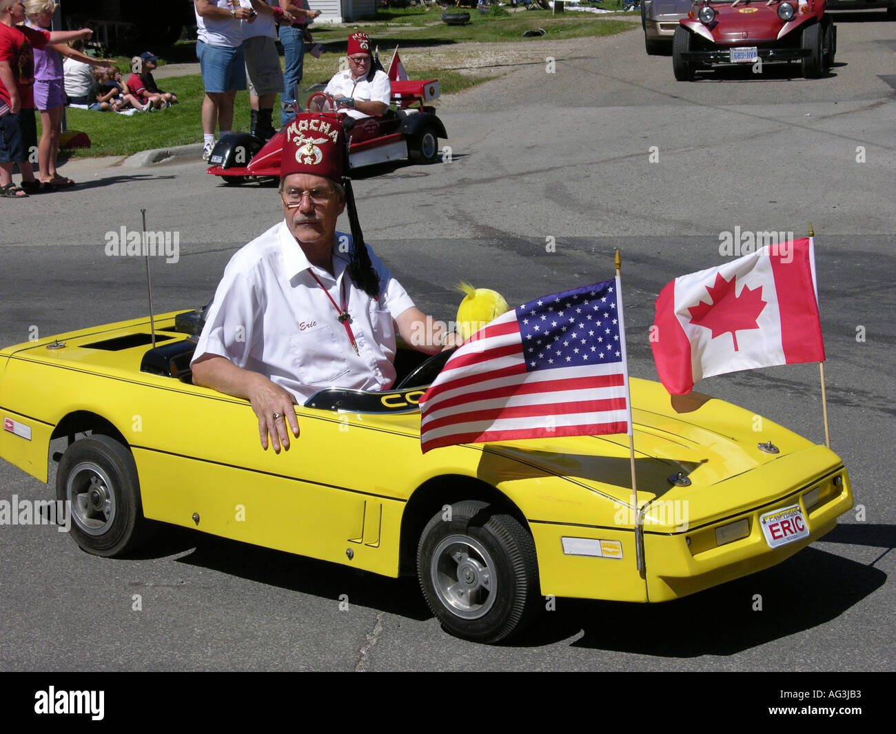 Giorno di indipendenza parade a Lexington Michigan Foto Stock