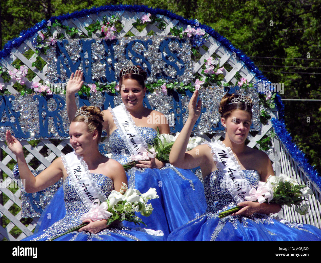 Giorno di indipendenza parade a Lexington Michigan Foto Stock
