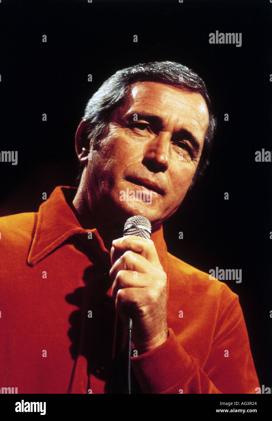 PERRY COMO cantante statunitense Foto Stock