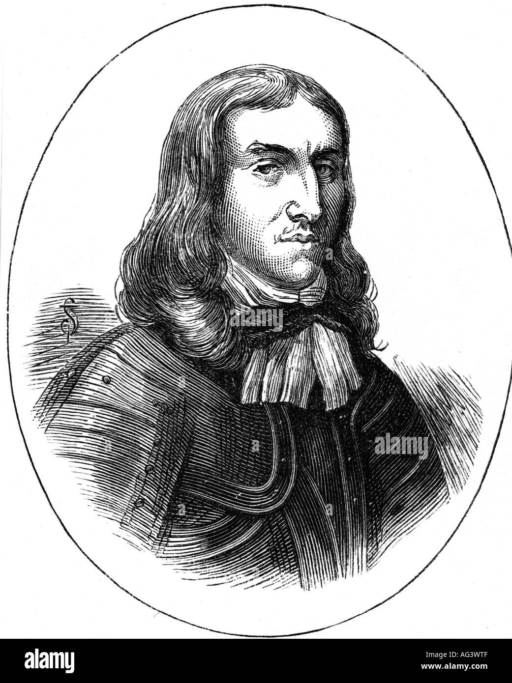 Cromwell, Richard, 4.10.1626 - 12.7.1712, politico inglese, Lord Protector of the Commonwealth 3.9.1658 - 24,5.1659, ritratto, incisione, 19th secolo, politica, Inghilterra, Scozia, Irlanda, 17th secolo, , Foto Stock