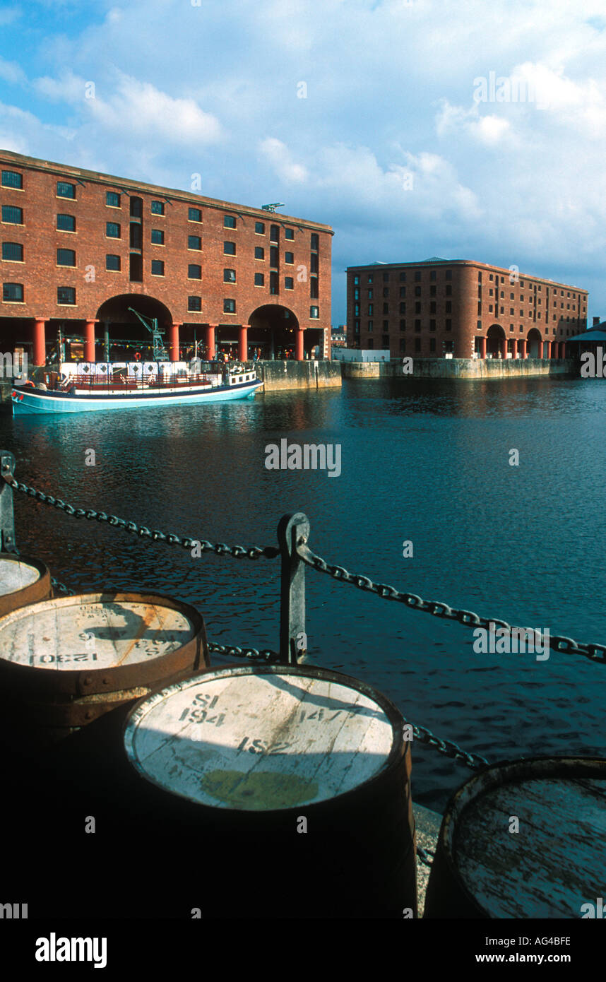 Albert Dock Liverpool Merseyside England Foto Stock