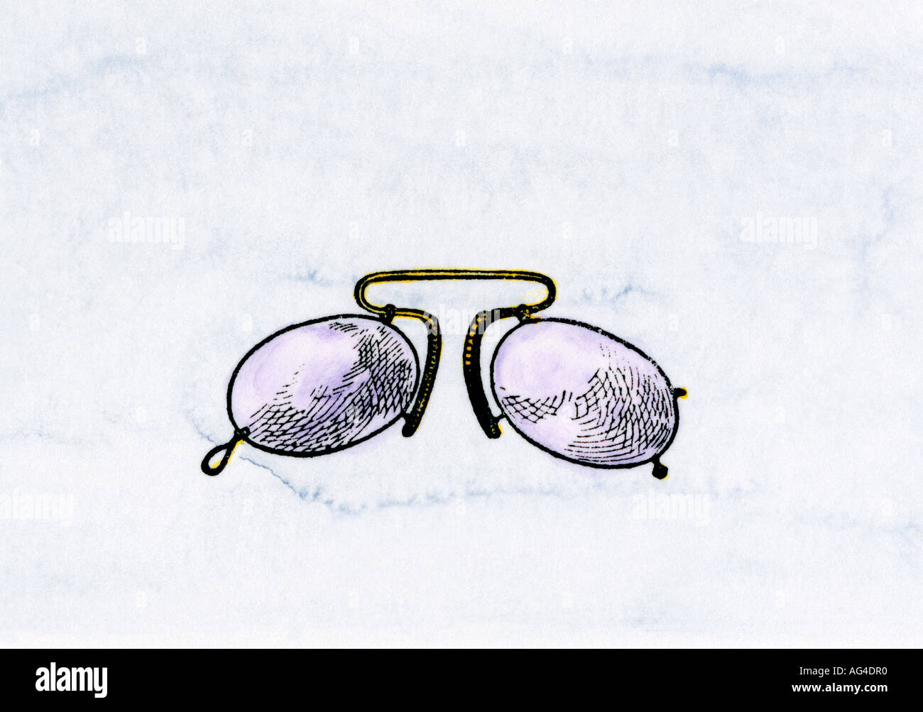 Pince Nez Eyeglasses Immagini e Fotos Stock - Alamy