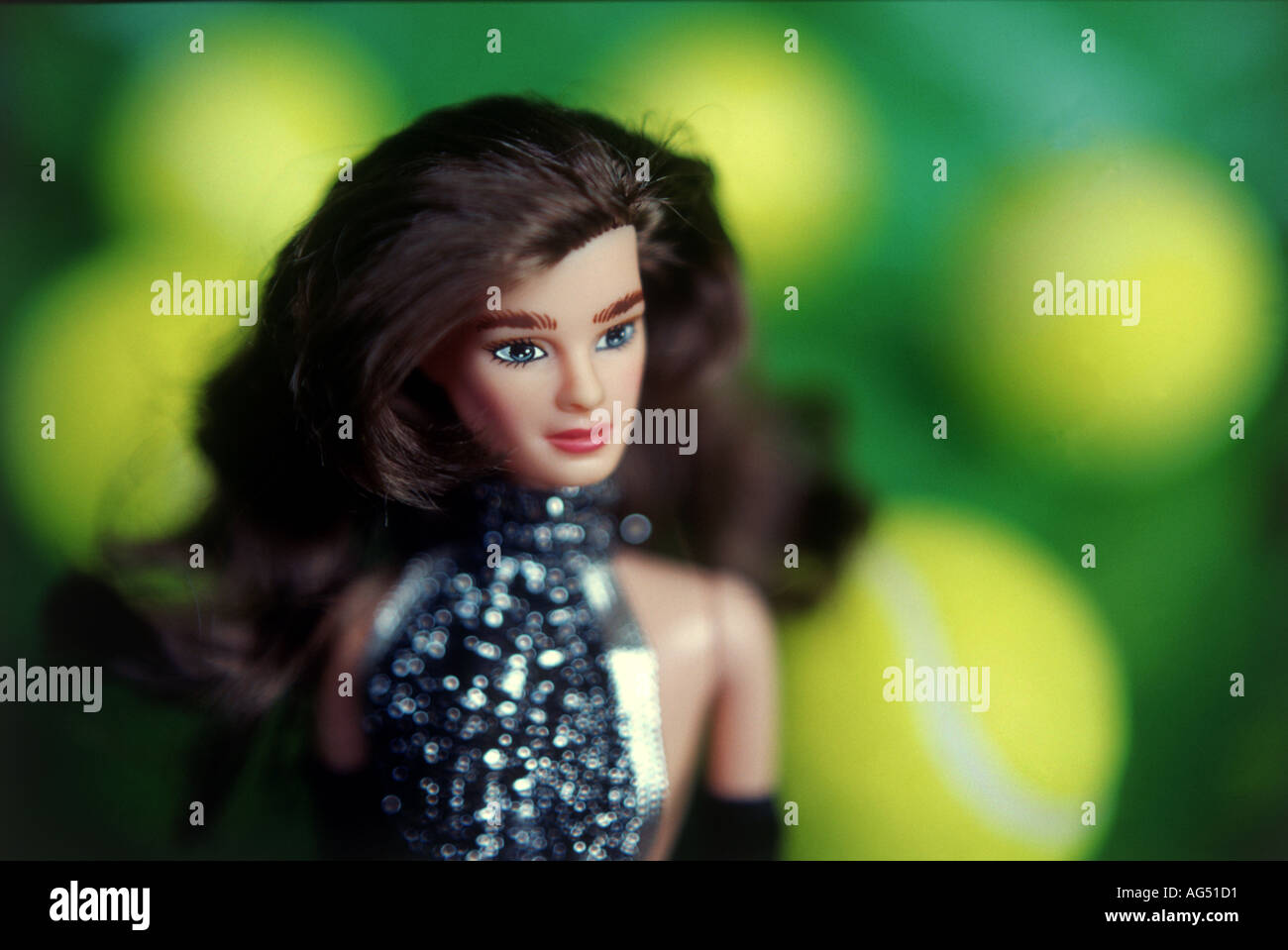 Brooke Shields celebrity doll Foto Stock